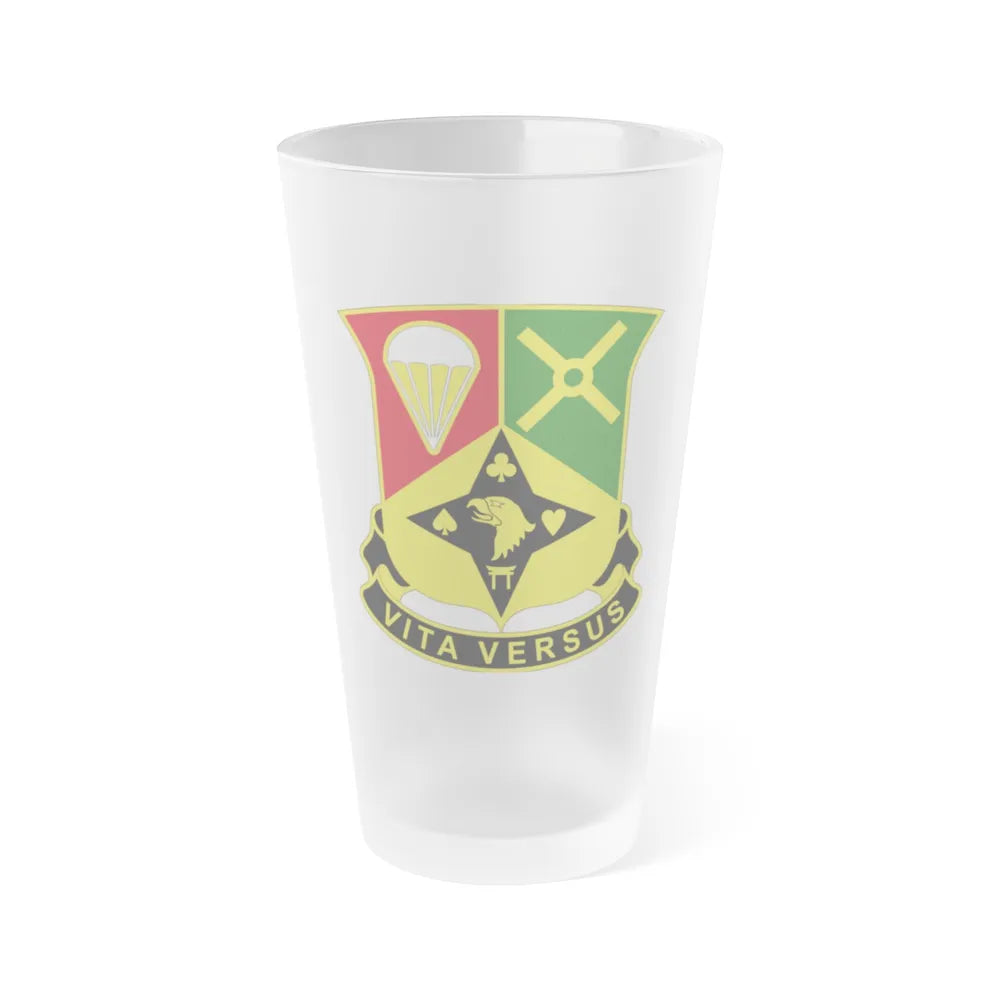 101st Sustainment Brigade 3 (U.S. Army) Frosted Pint Glass 16oz-Go Mug Yourself