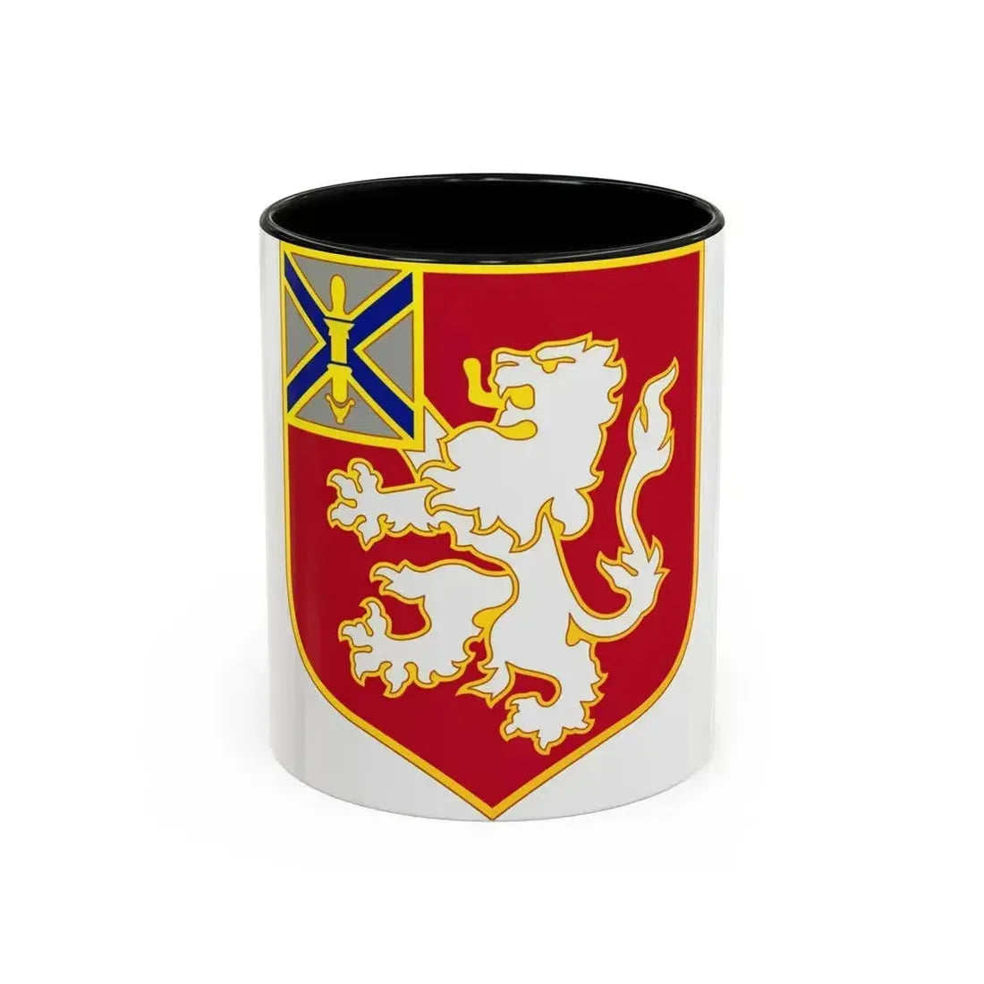 102 Engineer Battalion (U.S. Army) Accent Coffee Mug 11oz Black - Go Mug Yourself