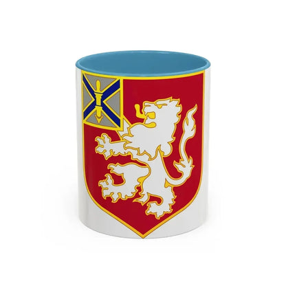 102 Engineer Battalion (U.S. Army) Accent Coffee Mug 11oz Light Blue - Go Mug Yourself