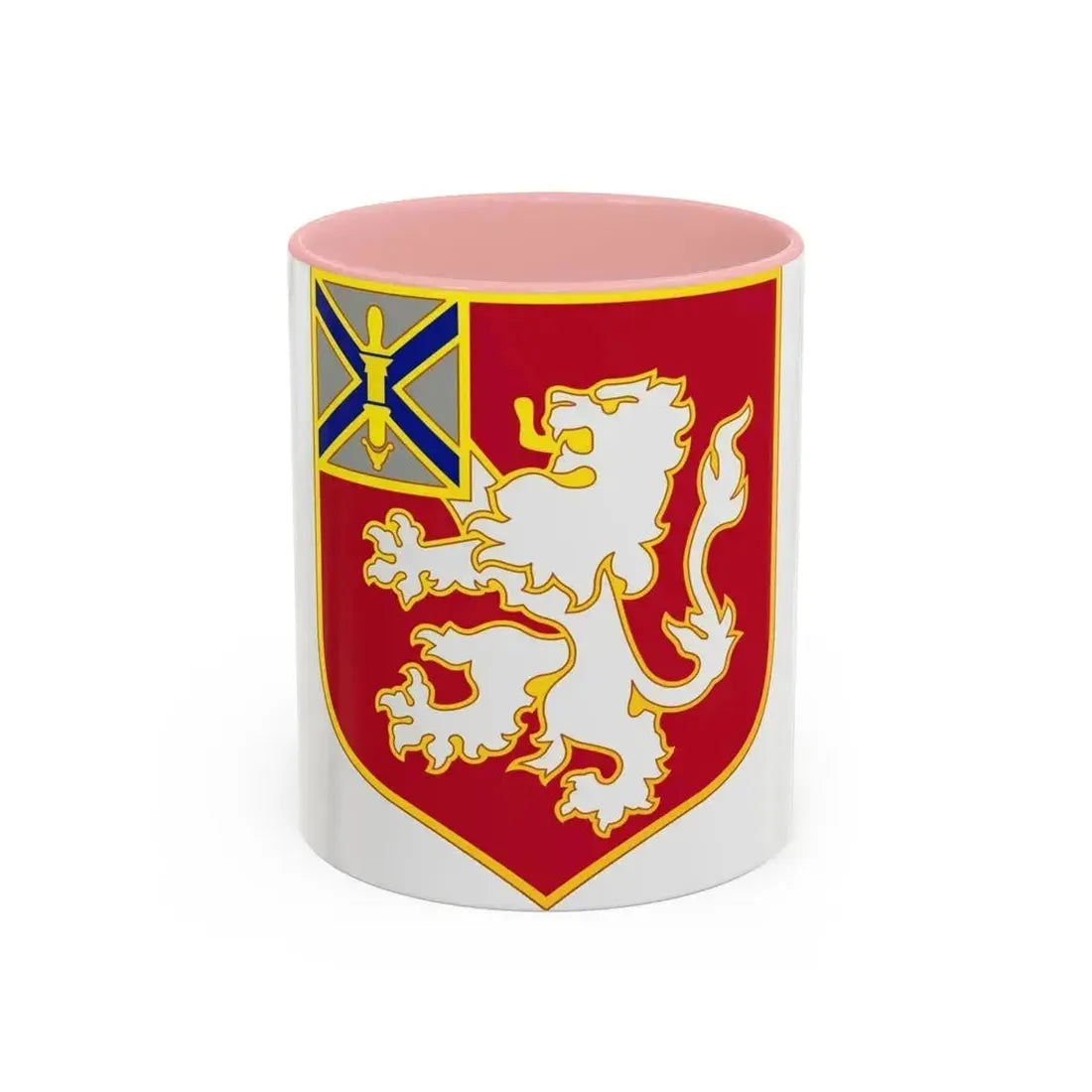 102 Engineer Battalion (U.S. Army) Accent Coffee Mug 11oz Pink - Go Mug Yourself