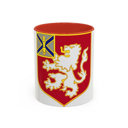 102 Engineer Battalion (U.S. Army) Accent Coffee Mug 11oz Red - Go Mug Yourself