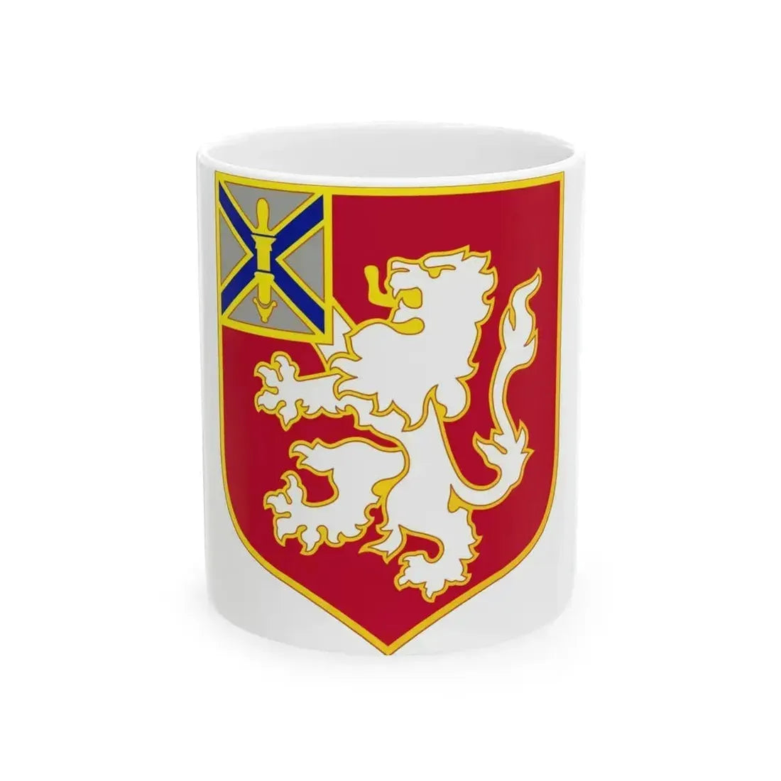 102 Engineer Battalion (U.S. Army) White Coffee Mug 11oz - Go Mug Yourself