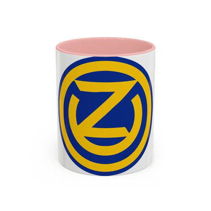 102 INFANTRY DIVISION (U.S. Army) Accent Coffee Mug-11oz-Pink-Go Mug Yourself