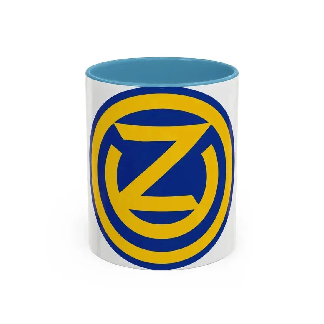 102 INFANTRY DIVISION (U.S. Army) Accent Coffee Mug 11oz Light Blue - Go Mug Yourself