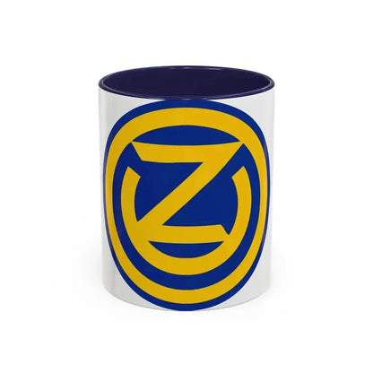 102 INFANTRY DIVISION (U.S. Army) Accent Coffee Mug 11oz Navy - Go Mug Yourself