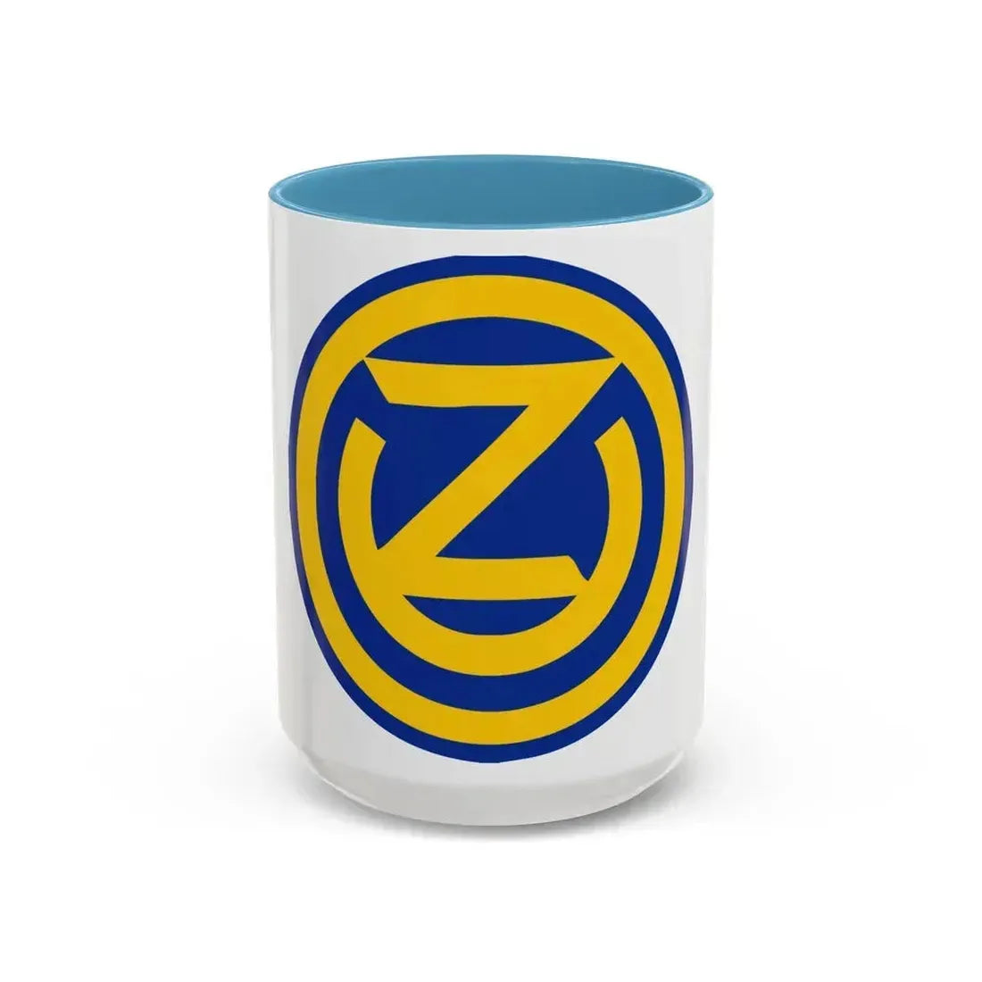 102 INFANTRY DIVISION (U.S. Army) Accent Coffee Mug 15oz Light Blue - Go Mug Yourself