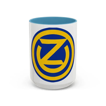 102 INFANTRY DIVISION (U.S. Army) Accent Coffee Mug 15oz Light Blue - Go Mug Yourself