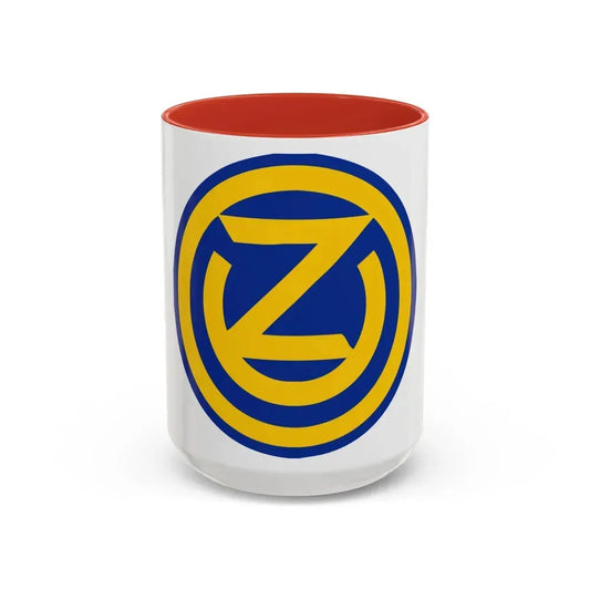 102 INFANTRY DIVISION (U.S. Army) Accent Coffee Mug 15oz Navy - Go Mug Yourself
