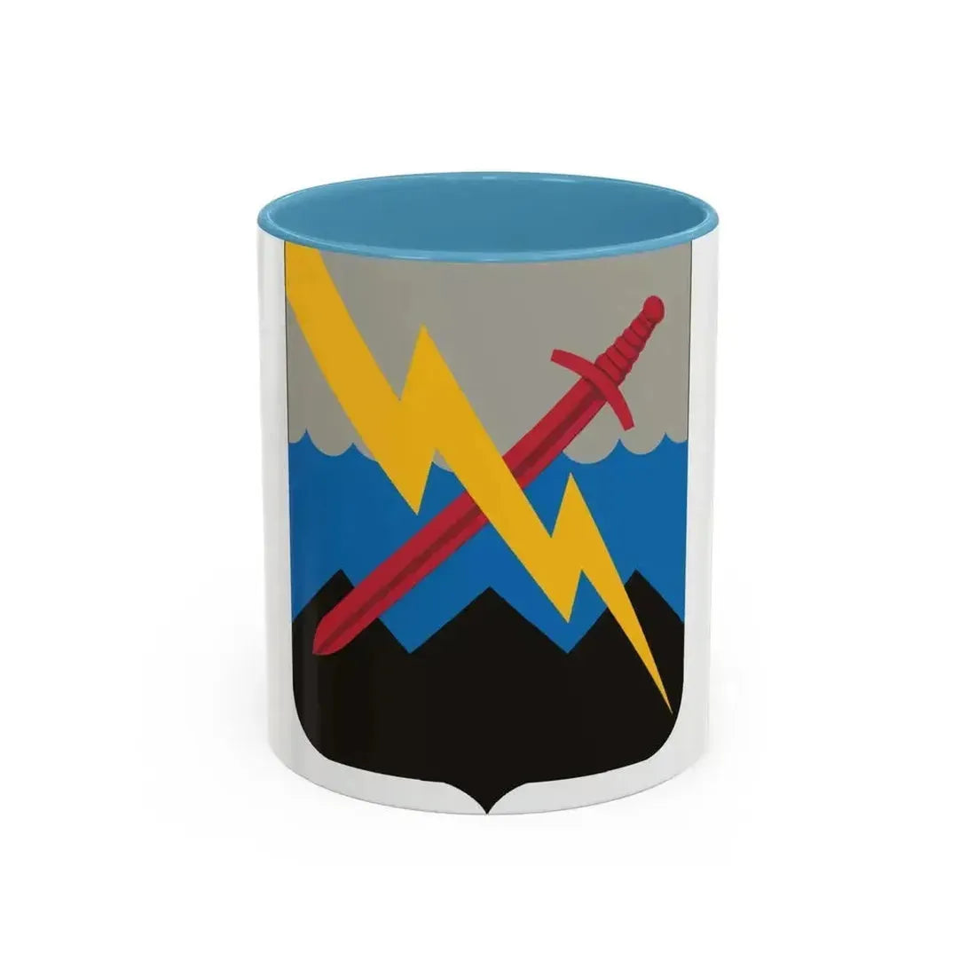 102 Military Intelligence Battalion 2 (U.S. Army) Accent Coffee Mug 11oz Light Blue - Go Mug Yourself