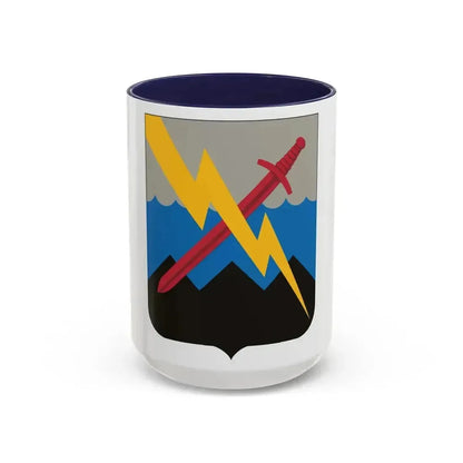 102 Military Intelligence Battalion 2 (U.S. Army) Accent Coffee Mug 15oz Navy - Go Mug Yourself