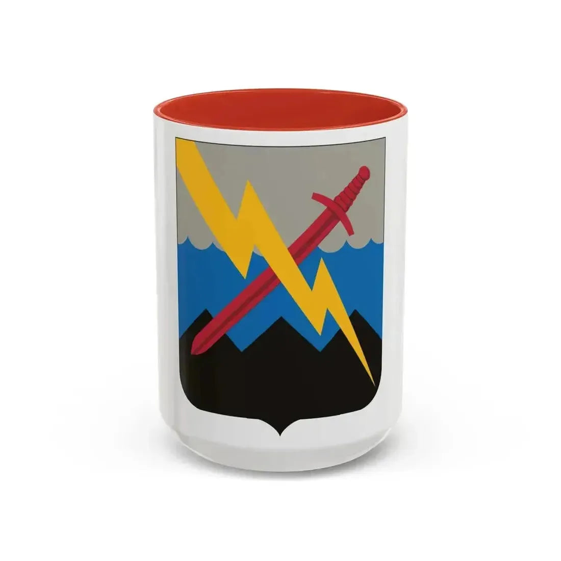 102 Military Intelligence Battalion 2 (U.S. Army) Accent Coffee Mug 15oz Red - Go Mug Yourself