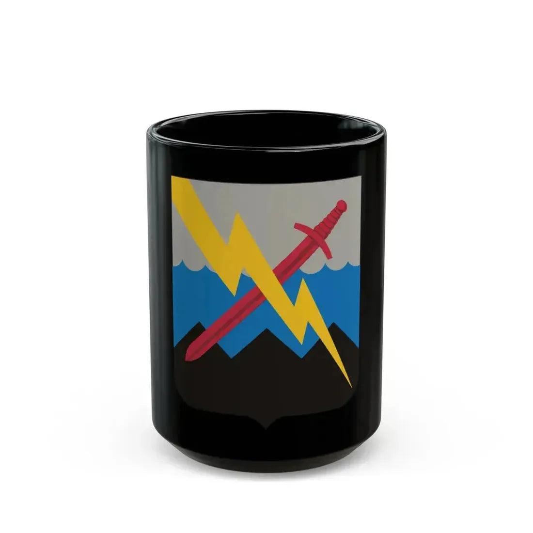 102 Military Intelligence Battalion 2 (U.S. Army) Black Coffee Mug 15oz - Go Mug Yourself