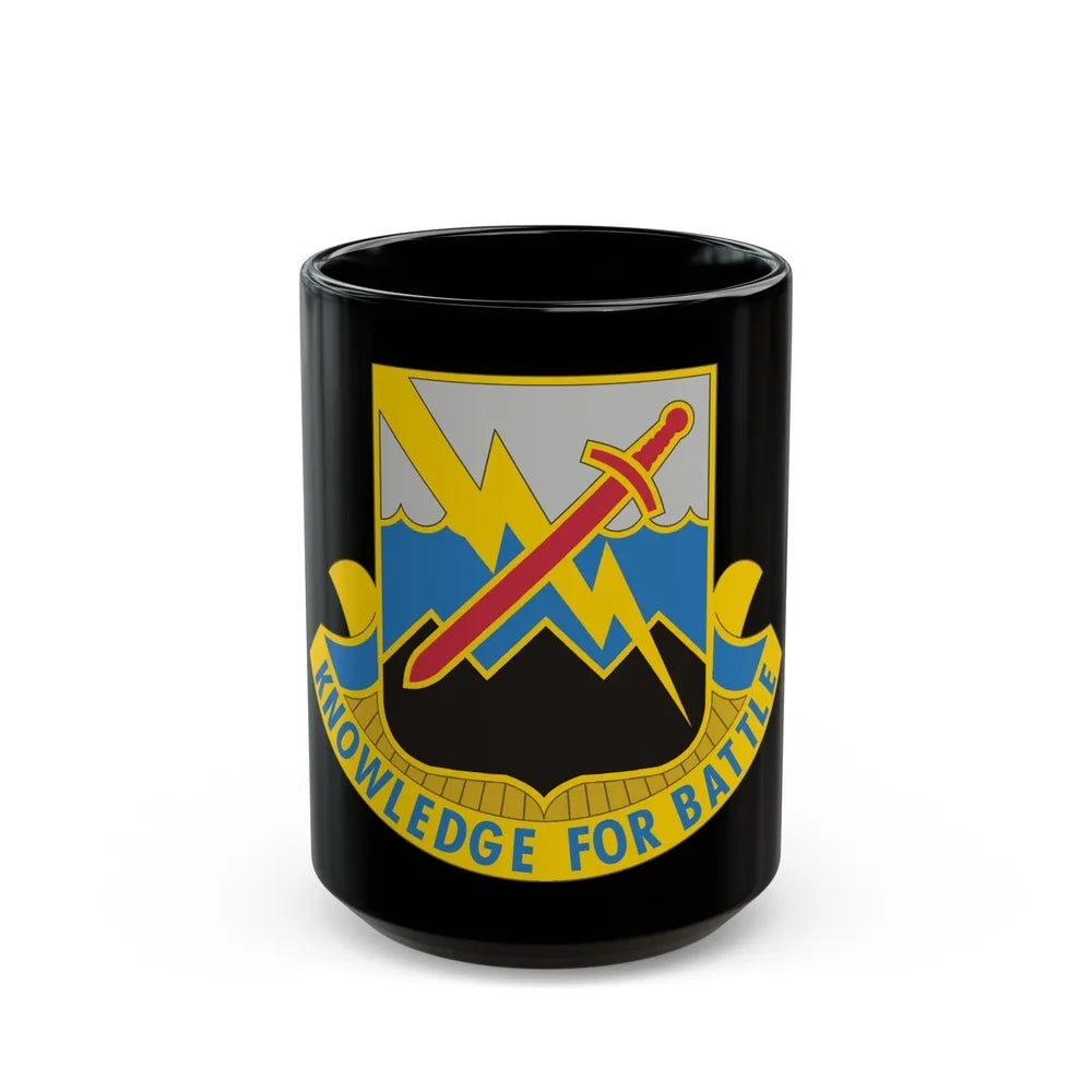 102 Military Intelligence Battalion (U.S. Army) Black Coffee Mug-15oz-Go Mug Yourself