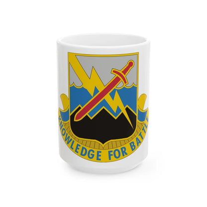 102 Military Intelligence Battalion (U.S. Army) White Coffee Mug-15oz-Go Mug Yourself