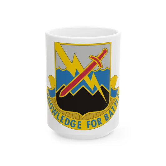 102 Military Intelligence Battalion (U.S. Army) White Coffee Mug-15oz-Go Mug Yourself