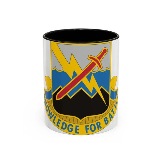 102 Military Intelligence Battalion (U.S. Army) Accent Coffee Mug 11oz Black - Go Mug Yourself