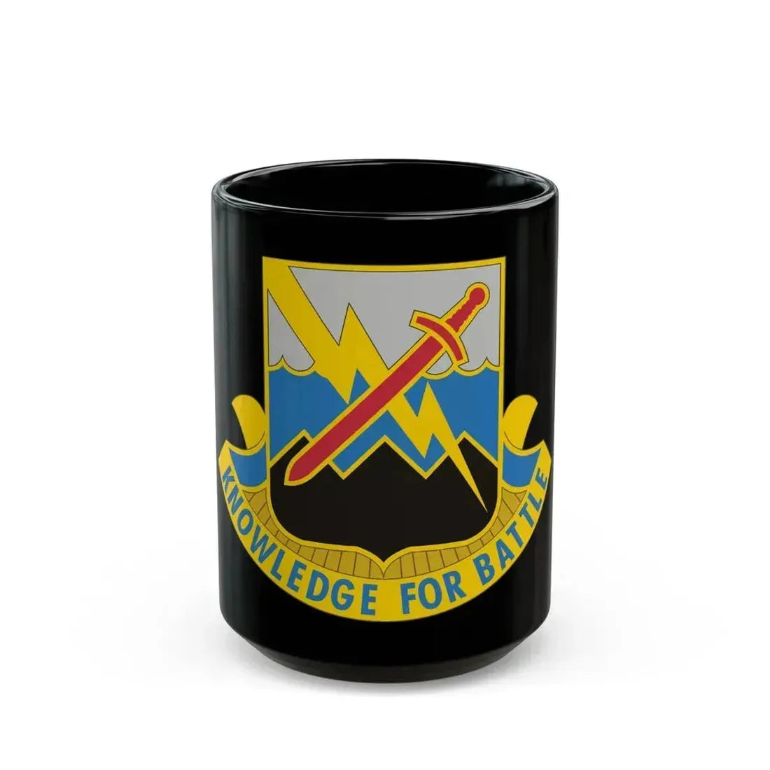 102 Military Intelligence Battalion (U.S. Army) Black Coffee Mug 15oz - Go Mug Yourself