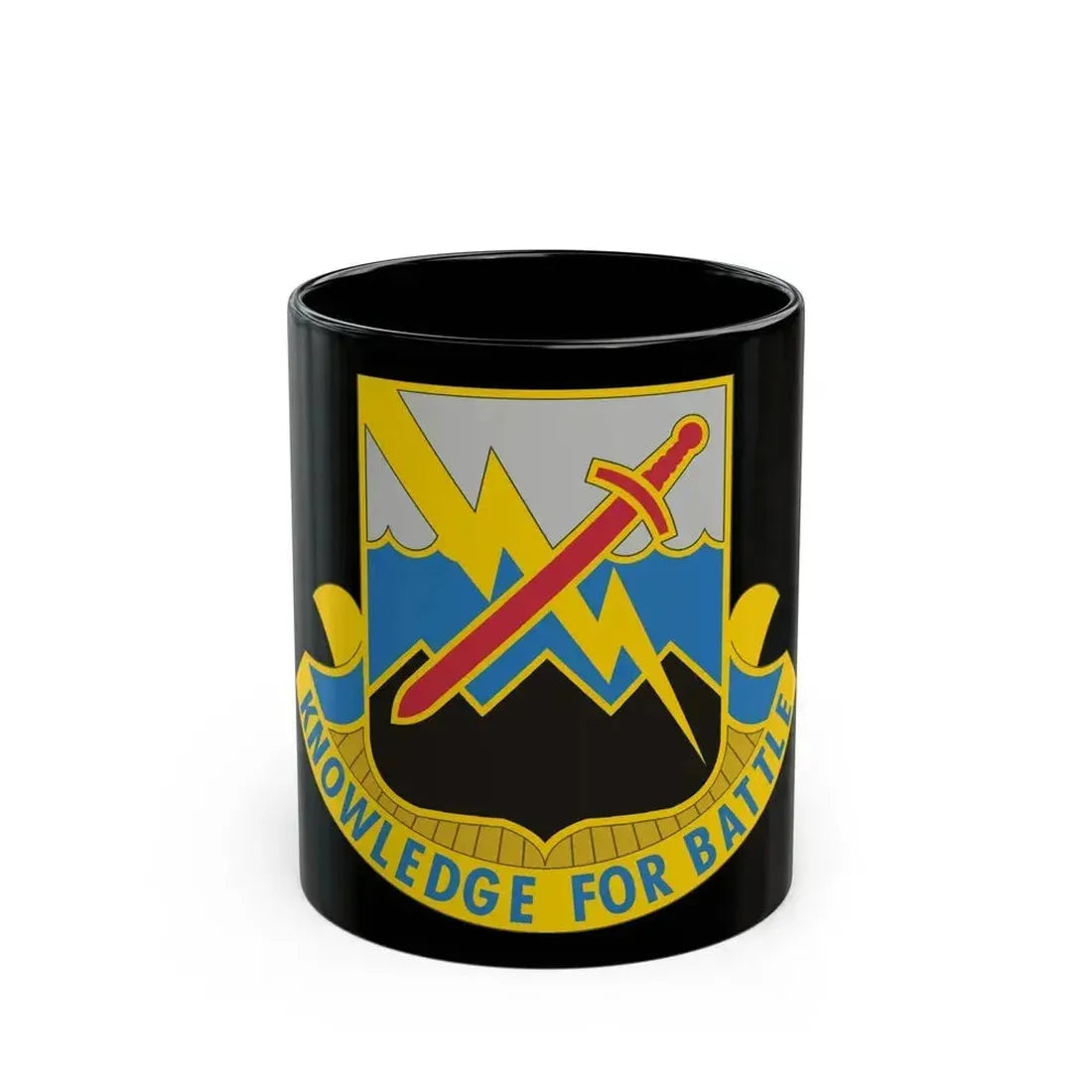 102 Military Intelligence Battalion (U.S. Army) Black Coffee Mug - Go Mug Yourself