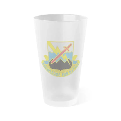 102 Military Intelligence Battalion (U.S. Army) Frosted Pint Glass 16oz Default Title - Go Mug Yourself