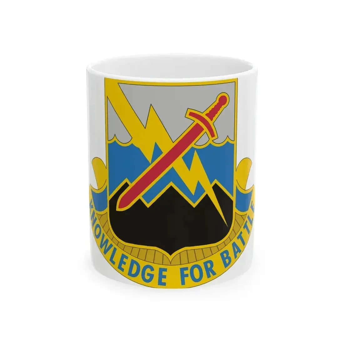 102 Military Intelligence Battalion (U.S. Army) White Coffee Mug 11oz - Go Mug Yourself