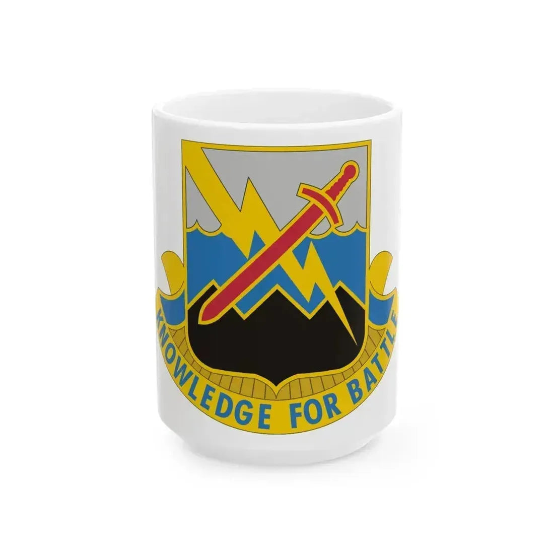 102 Military Intelligence Battalion (U.S. Army) White Coffee Mug 15oz - Go Mug Yourself