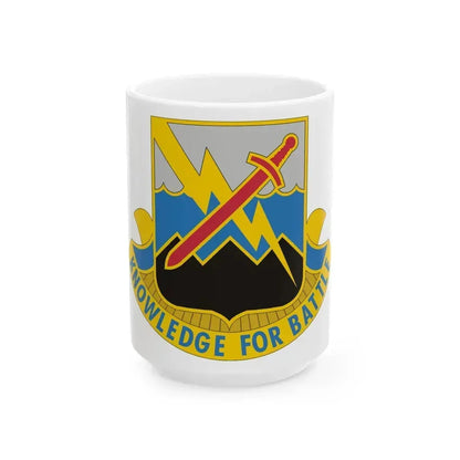 102 Military Intelligence Battalion (U.S. Army) White Coffee Mug 15oz - Go Mug Yourself