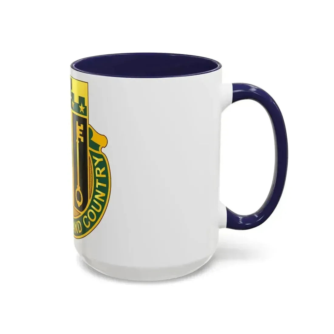 102 Military Police Battalion (U.S. Army) Accent Coffee Mug - Go Mug Yourself