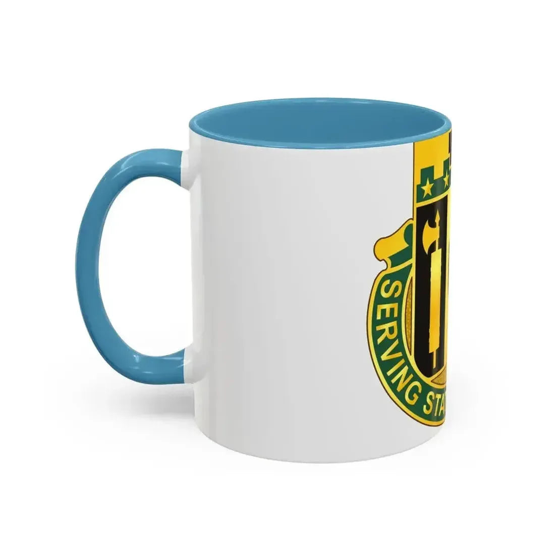 102 Military Police Battalion (U.S. Army) Accent Coffee Mug - Go Mug Yourself