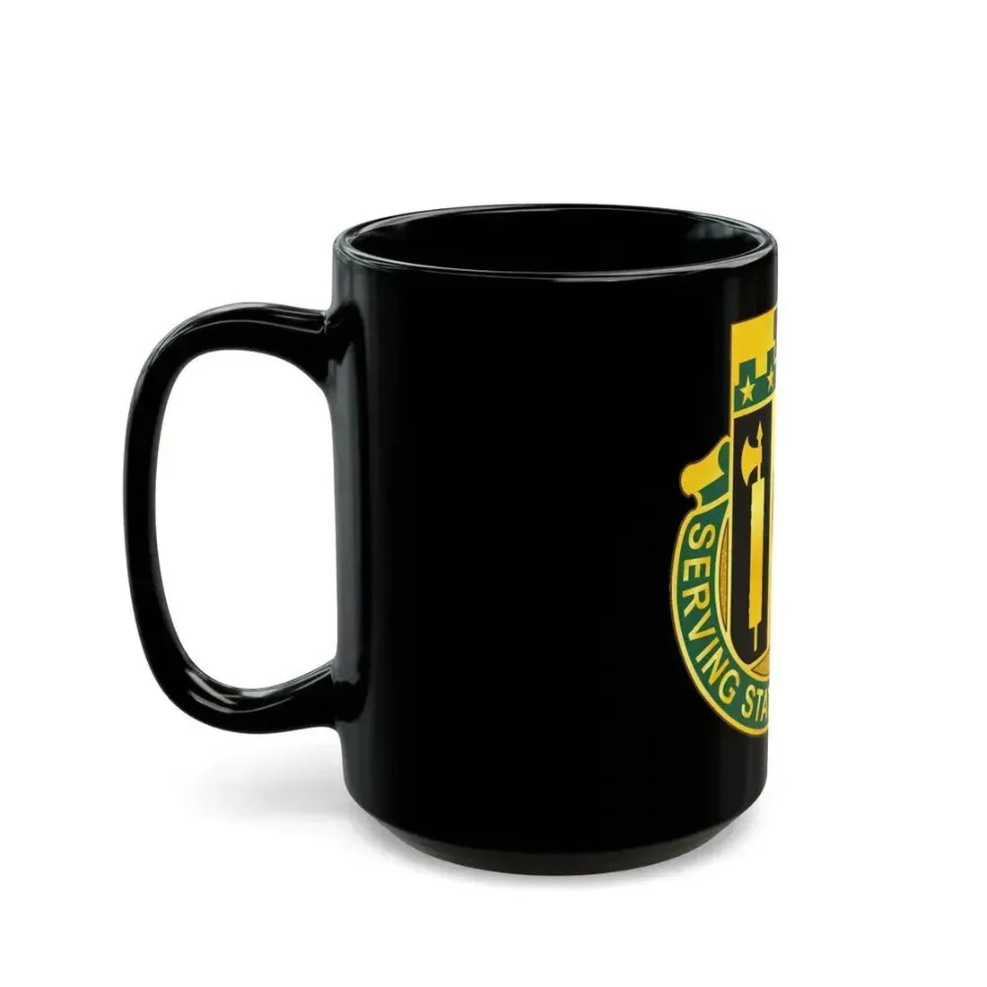 102 Military Police Battalion (U.S. Army) Black Coffee Mug - Go Mug Yourself