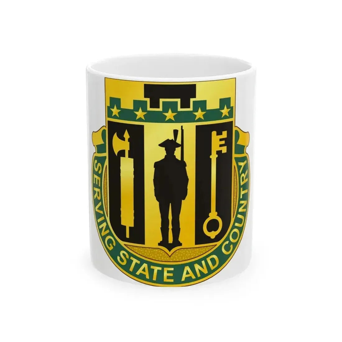 102 Military Police Battalion (U.S. Army) White Coffee Mug 11oz - Go Mug Yourself