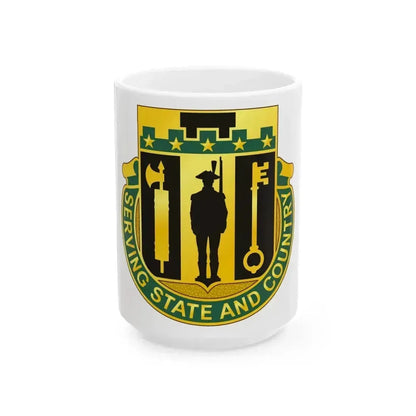 102 Military Police Battalion (U.S. Army) White Coffee Mug 15oz - Go Mug Yourself