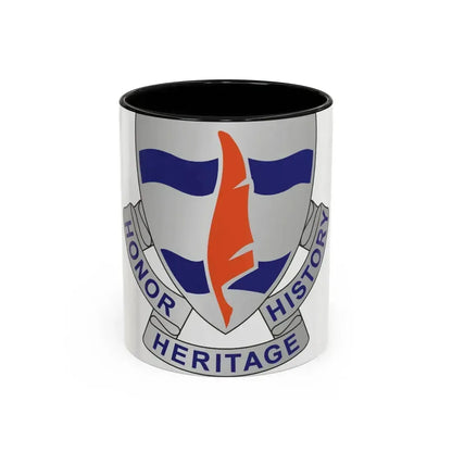 102 Signal Battalion (U.S. Army) Accent Coffee Mug 11oz Black - Go Mug Yourself