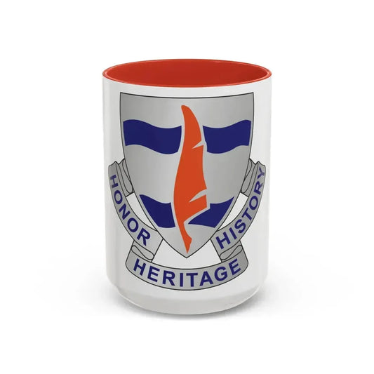 102 Signal Battalion (U.S. Army) Accent Coffee Mug 11oz Light Blue - Go Mug Yourself