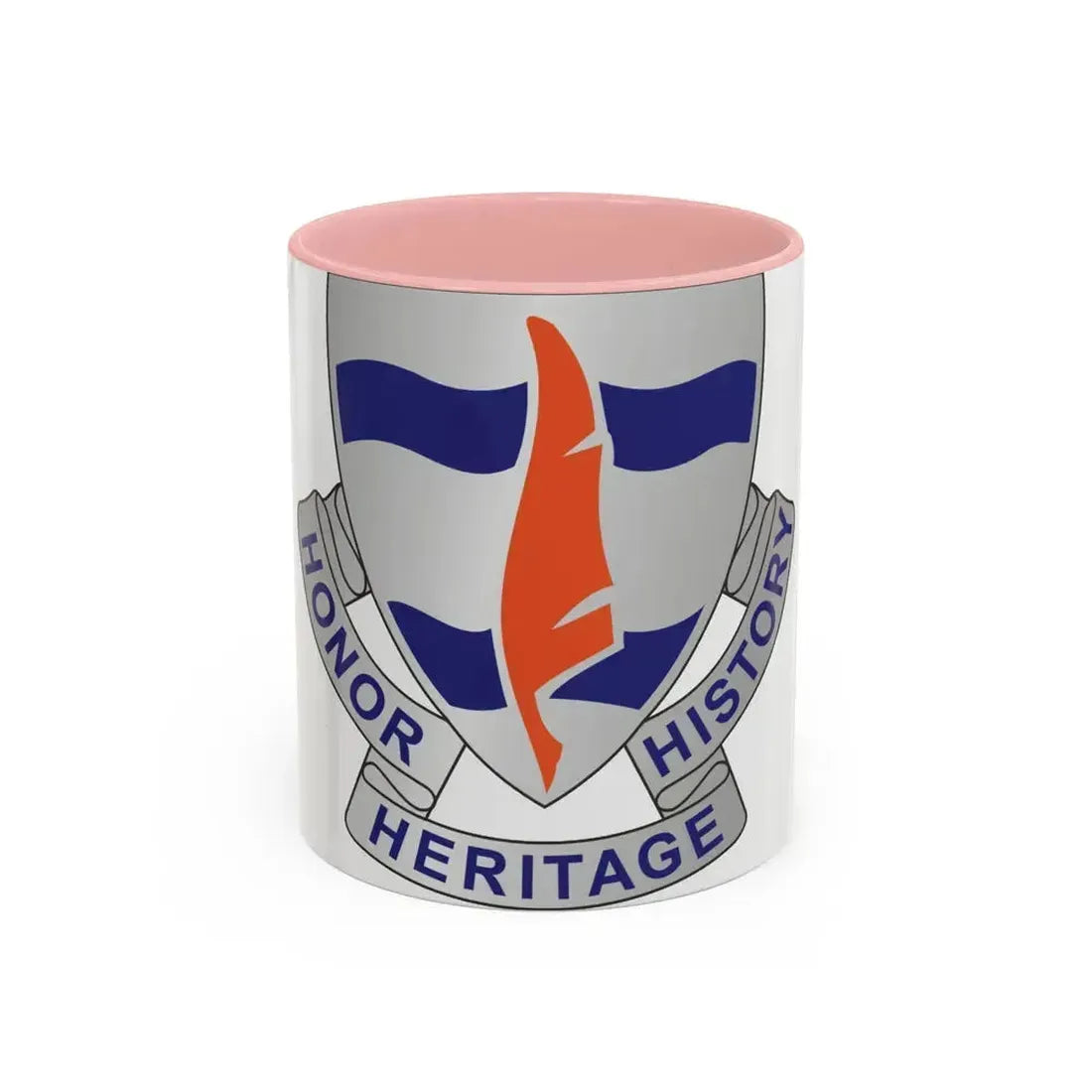 102 Signal Battalion (U.S. Army) Accent Coffee Mug 11oz Pink - Go Mug Yourself