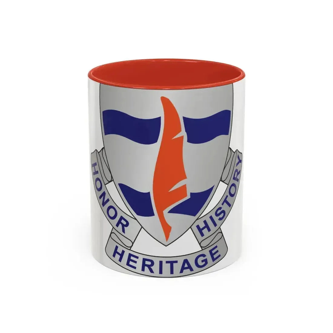 102 Signal Battalion (U.S. Army) Accent Coffee Mug 11oz Red - Go Mug Yourself