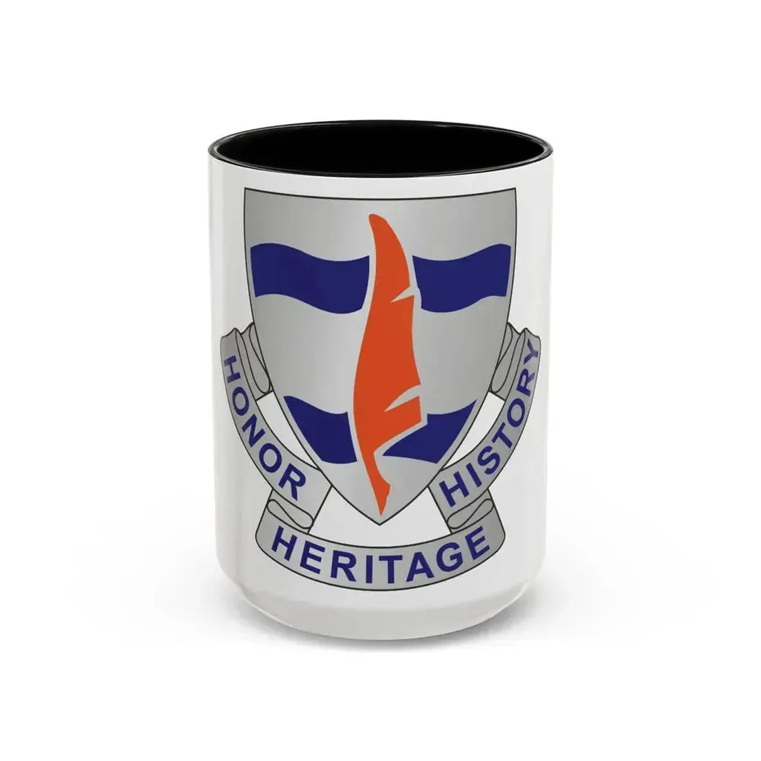 102 Signal Battalion (U.S. Army) Accent Coffee Mug 15oz Black - Go Mug Yourself