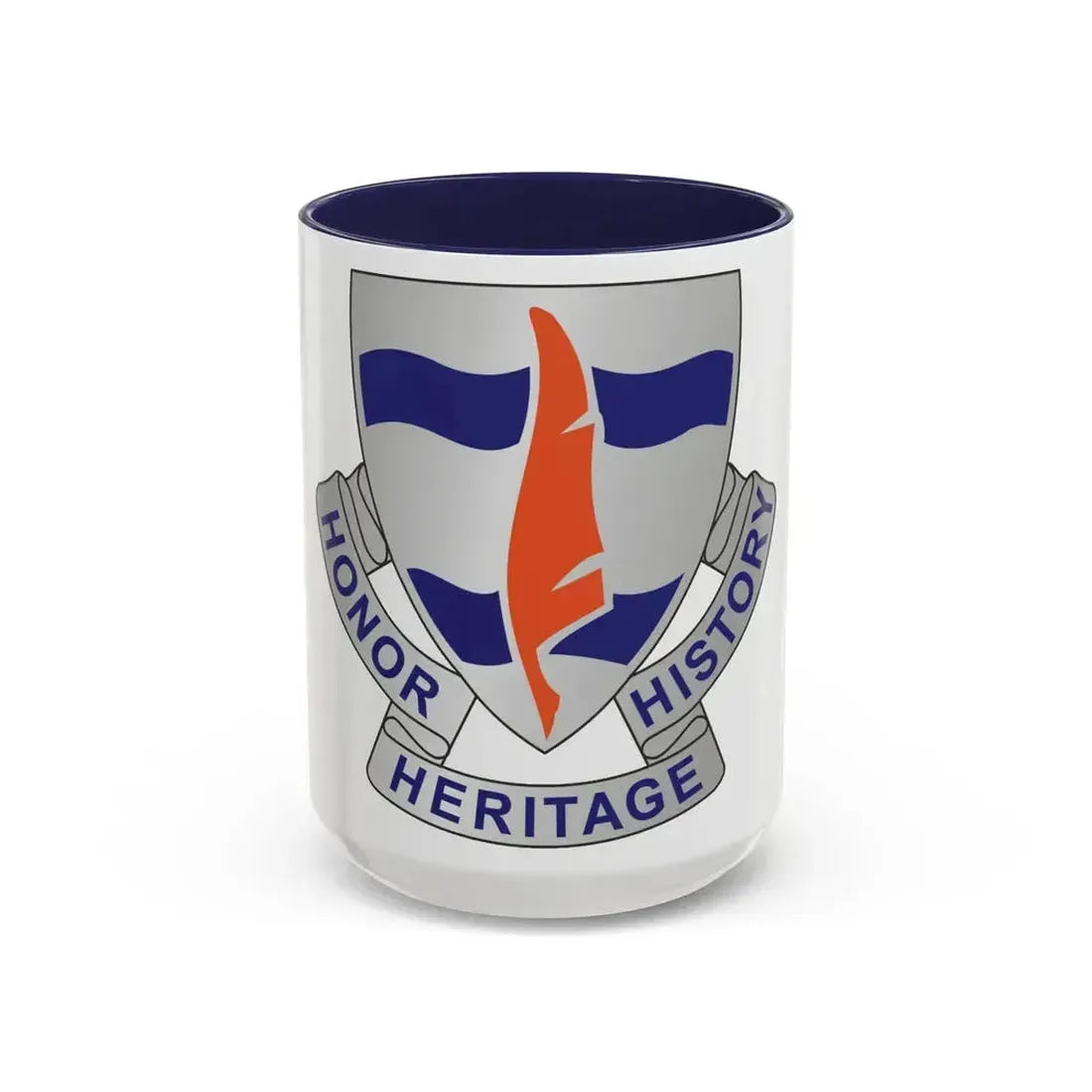 102 Signal Battalion (U.S. Army) Accent Coffee Mug 15oz Navy - Go Mug Yourself