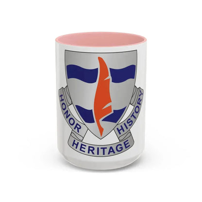 102 Signal Battalion (U.S. Army) Accent Coffee Mug 15oz Pink - Go Mug Yourself