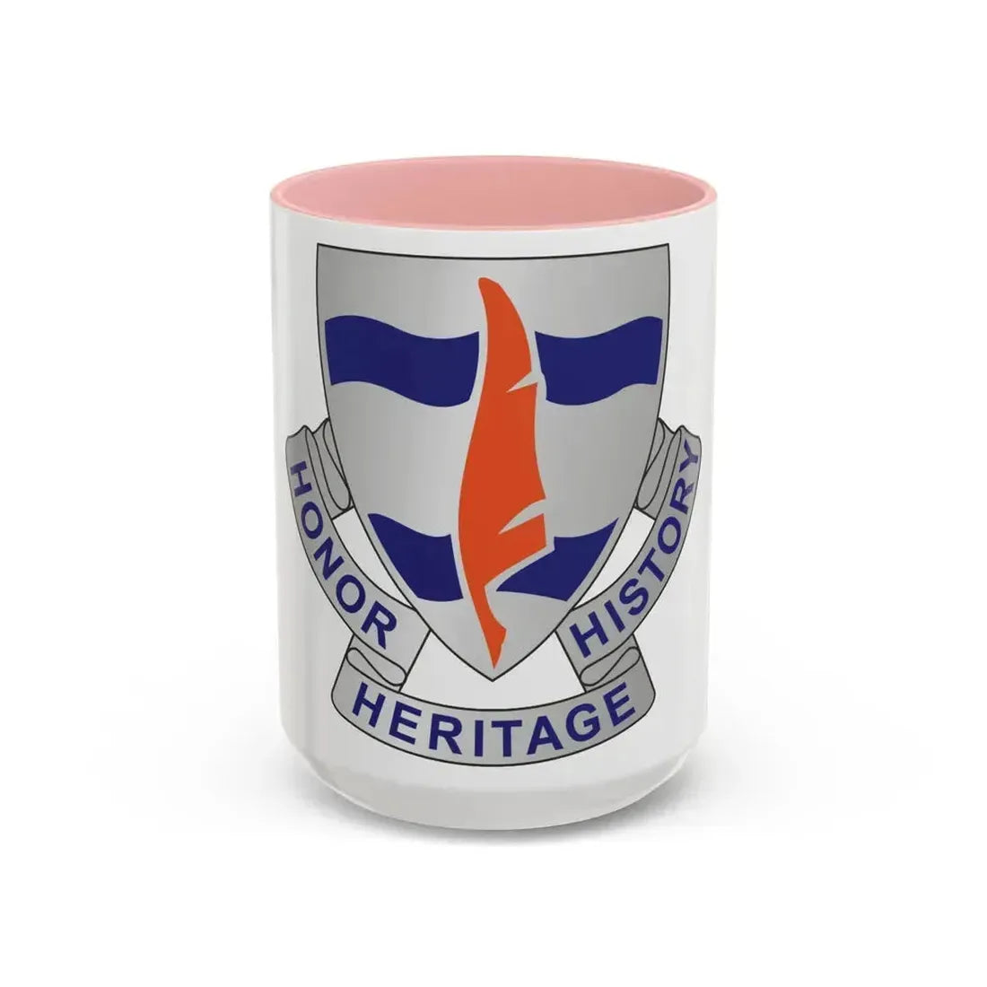 102 Signal Battalion (U.S. Army) Accent Coffee Mug 15oz Pink - Go Mug Yourself