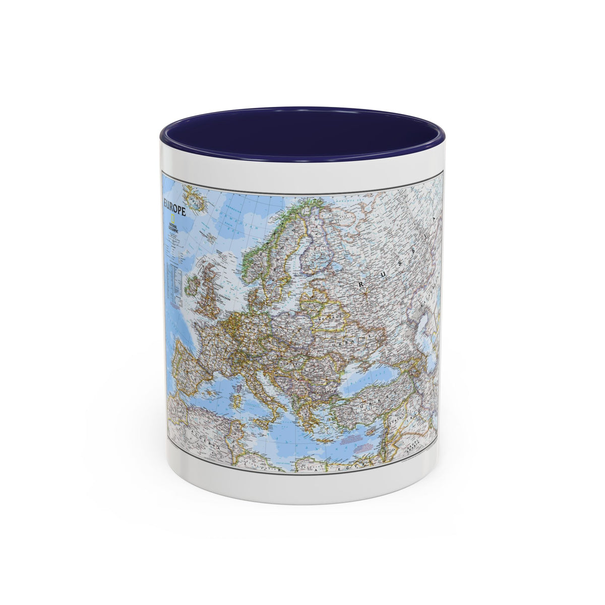 Europe (2004) (Map) Accent Coffee Mug