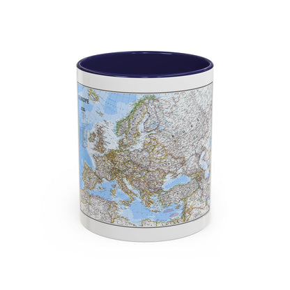 Europe (2004) (Map) Accent Coffee Mug