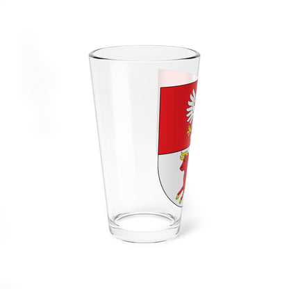 POL powiat bielski województwo podlaskie COA (Poland) (Coat of Arms) Pint Glass 16oz