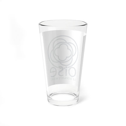 Flag of the Department of Oise (France) Pint Glass 16oz