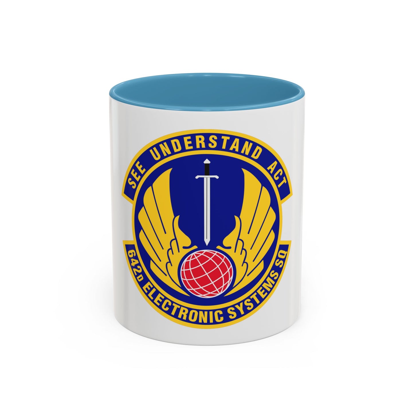 642d Electronic Systems Squadron (U.S. Air Force) Accent Coffee Mug
