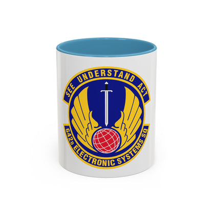 642d Electronic Systems Squadron (U.S. Air Force) Accent Coffee Mug