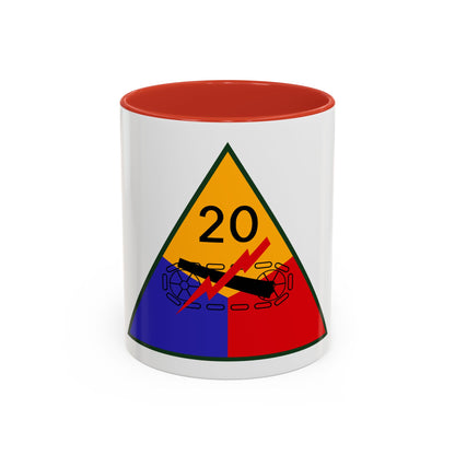 20th Armored Division (U.S. Army) Accent Coffee Mug