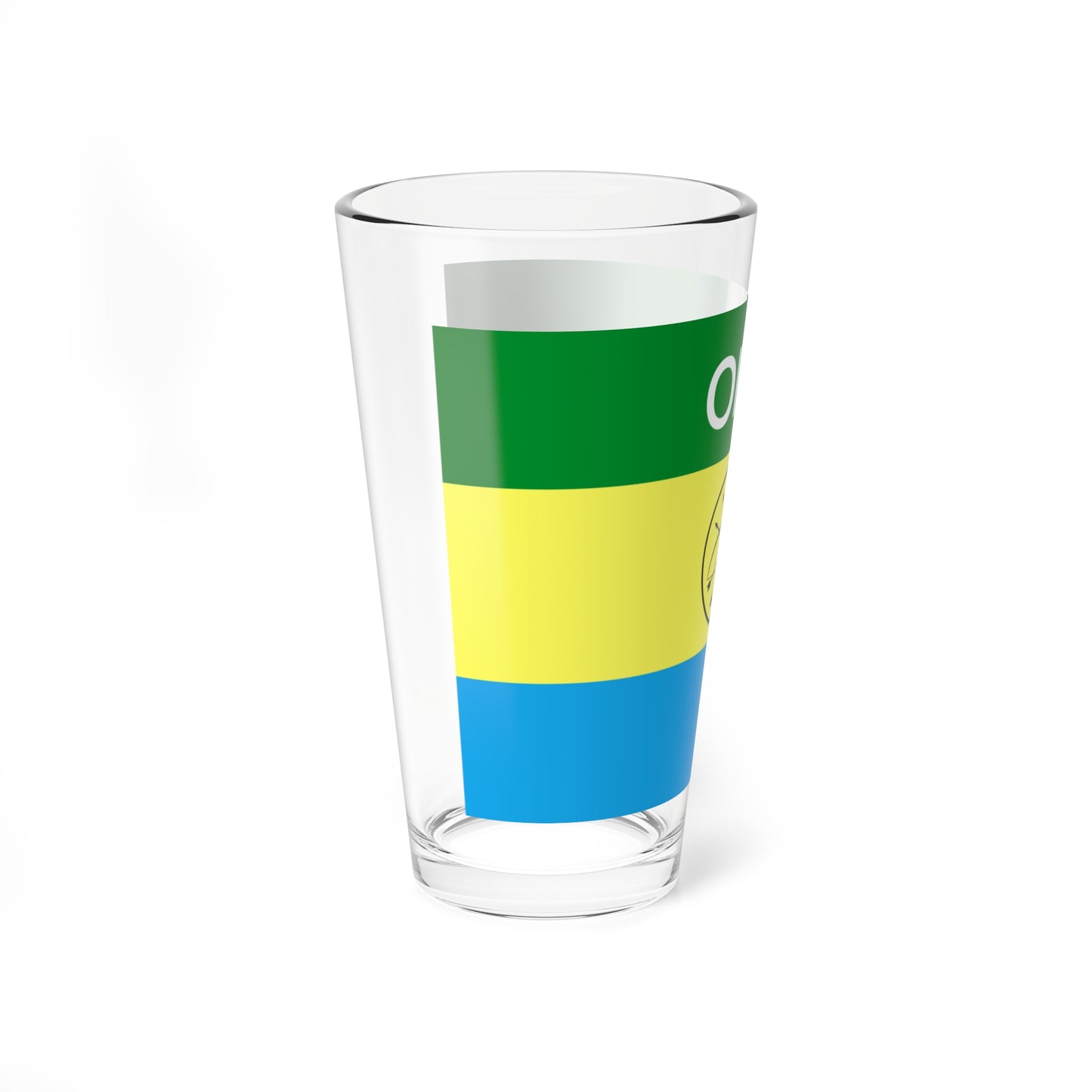 Organización Indígena Chiquitana flag 2 (Bolivia) Pint Glass 16oz
