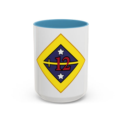 12th US division Insignia (U.S. Army) Accent Coffee Mug