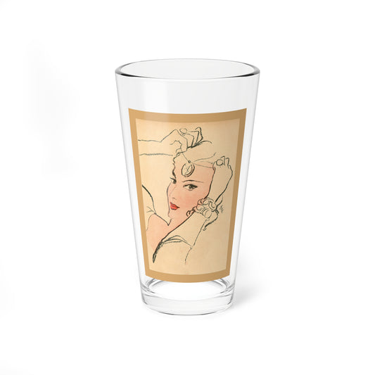 Illustration for Coty, 1945 - Pint Glass 16oz