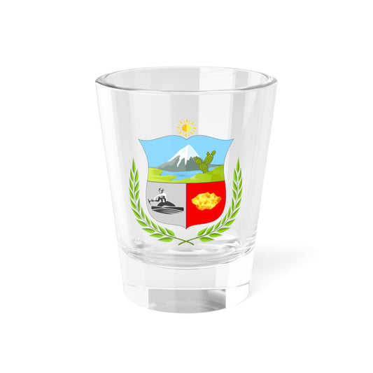 Escudo Región Apurimac (Peru) (Coat of Arms) Shot Glass 1.5oz